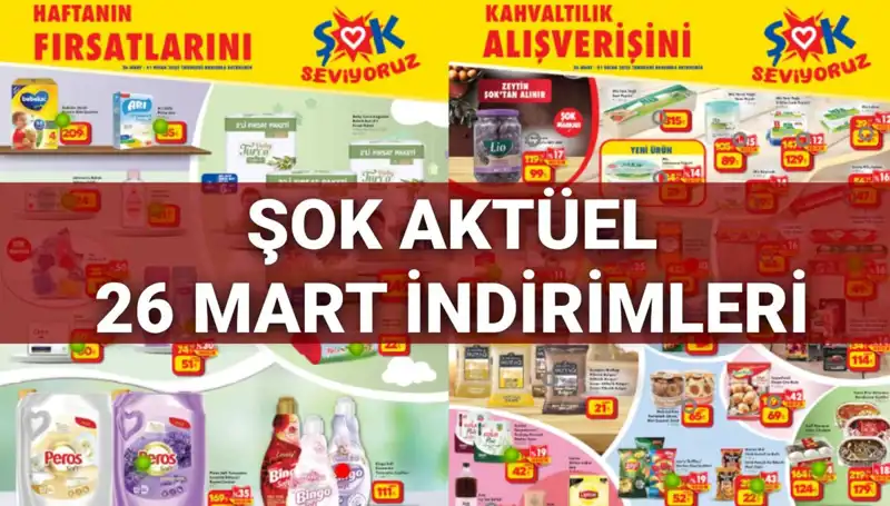 ŞOK Aktüel Kataloğu ile İndirimli Alışveriş Keyfi Başladı