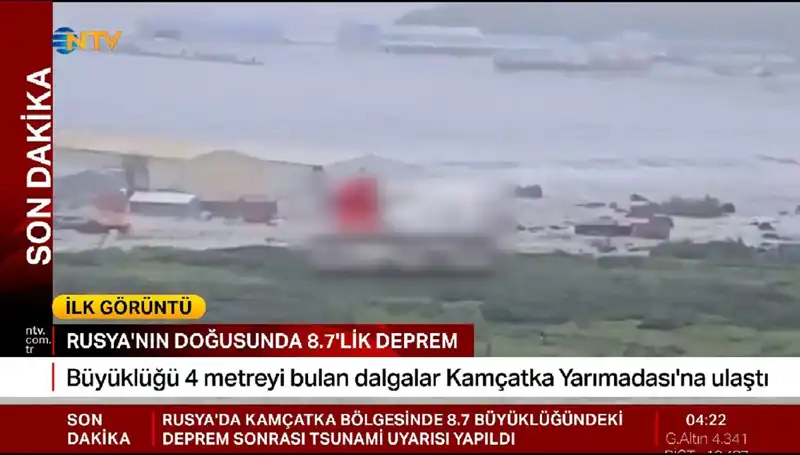 Kamçatka Kıyılarında İlk Tsunami Dalgalarının Varlığı İlk Kez Belgelendi